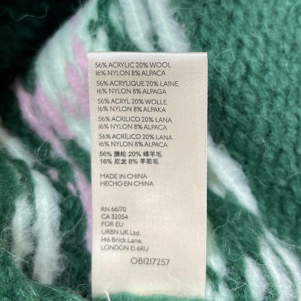 FREE PEOPLE NWT Spearmint Pine Alpine Knit Sweater - Picture 4 of 5